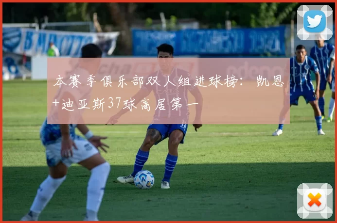 本赛季俱乐部双人组进球榜：凯恩+迪亚斯37球高居第一